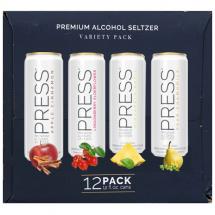 Press Hard Seltzer - Variety Pack (12 pack 12oz cans) (12 pack 12oz cans)